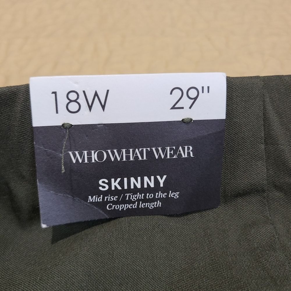 Who What Wear cropped skinny pants size 18 - Picture 10 of 13